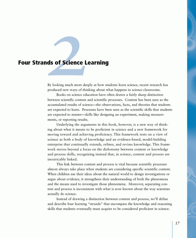 2 Four Strands Of Science Learning  Ready Set Science