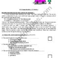 2 Reading Comprehension Worksheets For Intermediate Level