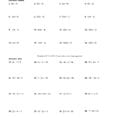 2 Step Equations Worksheets With Answers