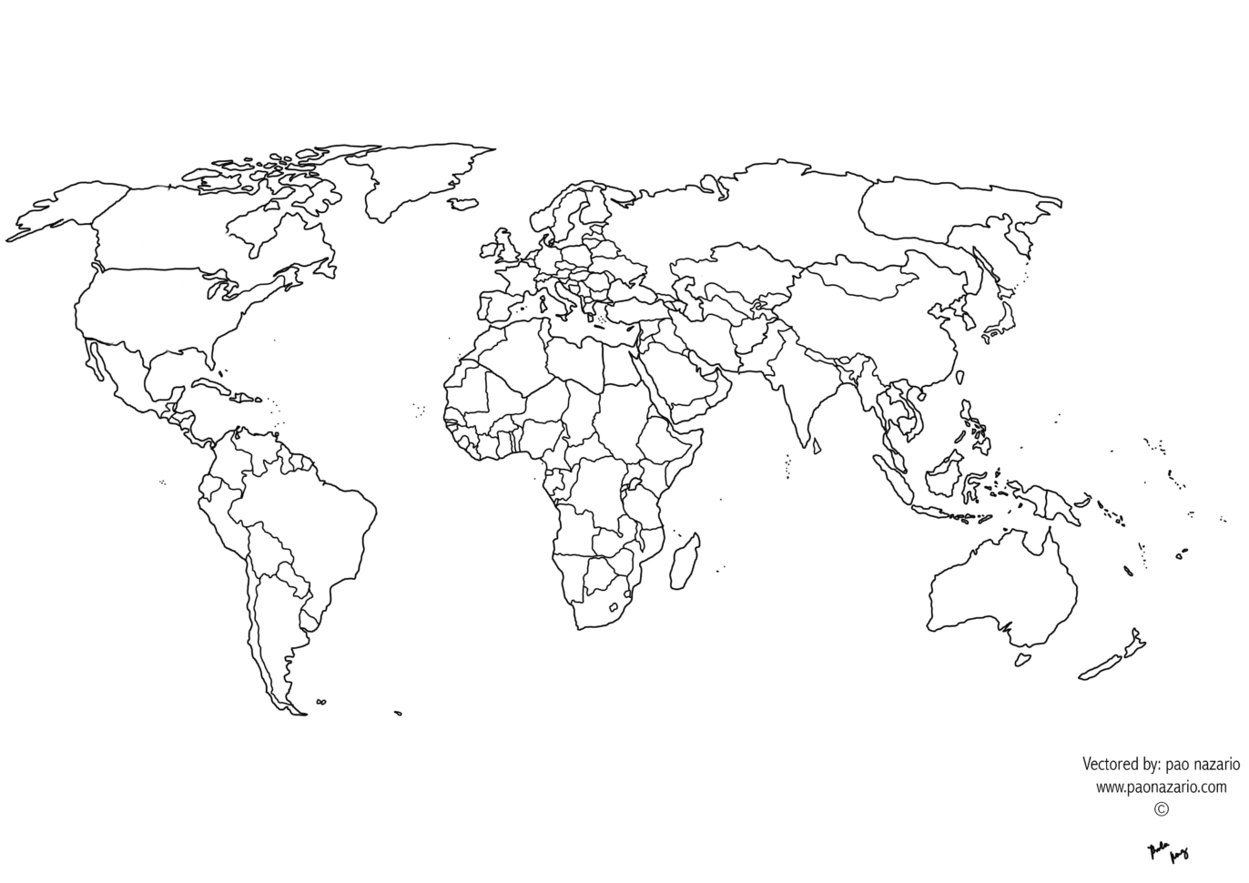 20 Finicky World Map With Details Pdf