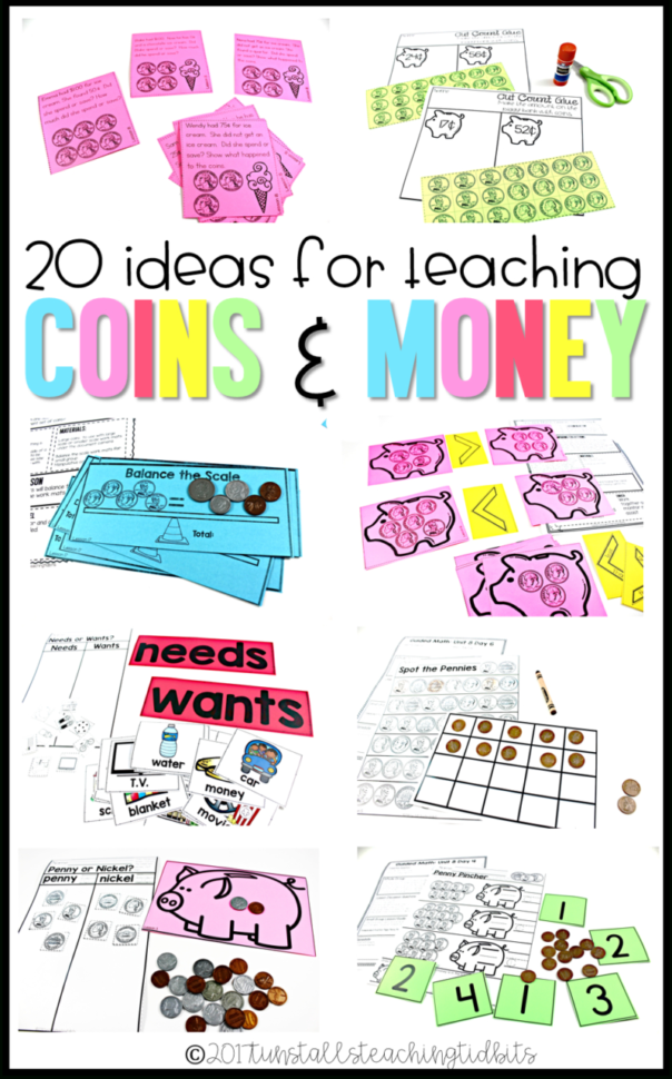 20 Ideas For Teaching Coins  Tunstall's Teaching Tidbits