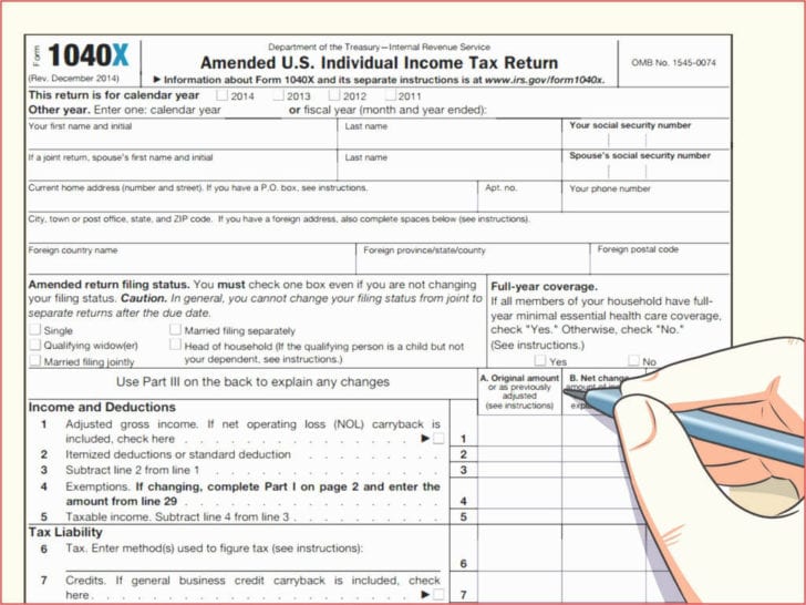 Tax Return Worksheet