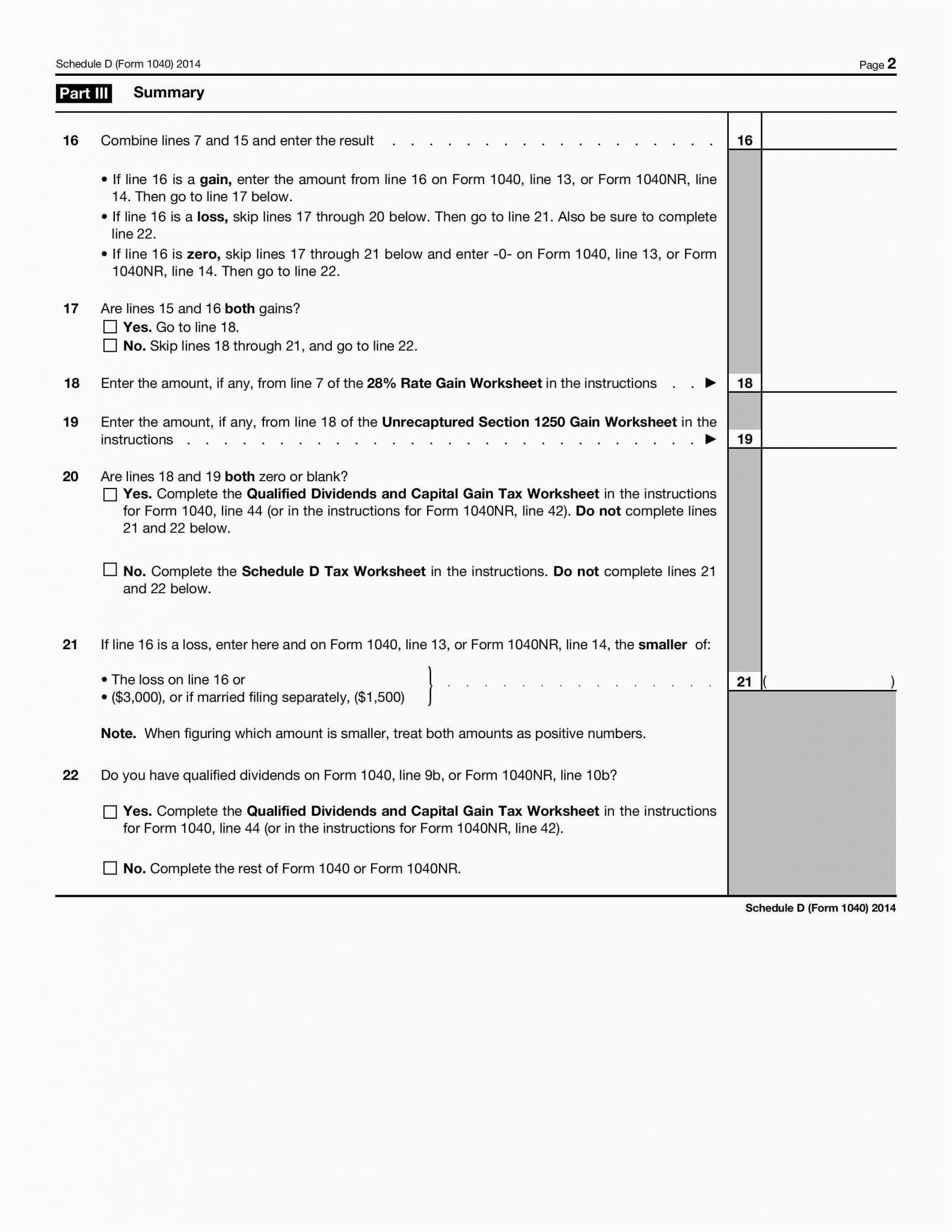 2017 Qualified Dividends And Capital Gain Tax Worksheet