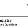 2019 Ap Chemistry Released Frq Answers  Adrian Dingle's