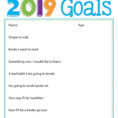 2019 Goalsetting And Reading Worksheets For Kids  Silver