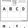 21 Printable Alphabet Matching Worksheets Preschoolkdg Phonics