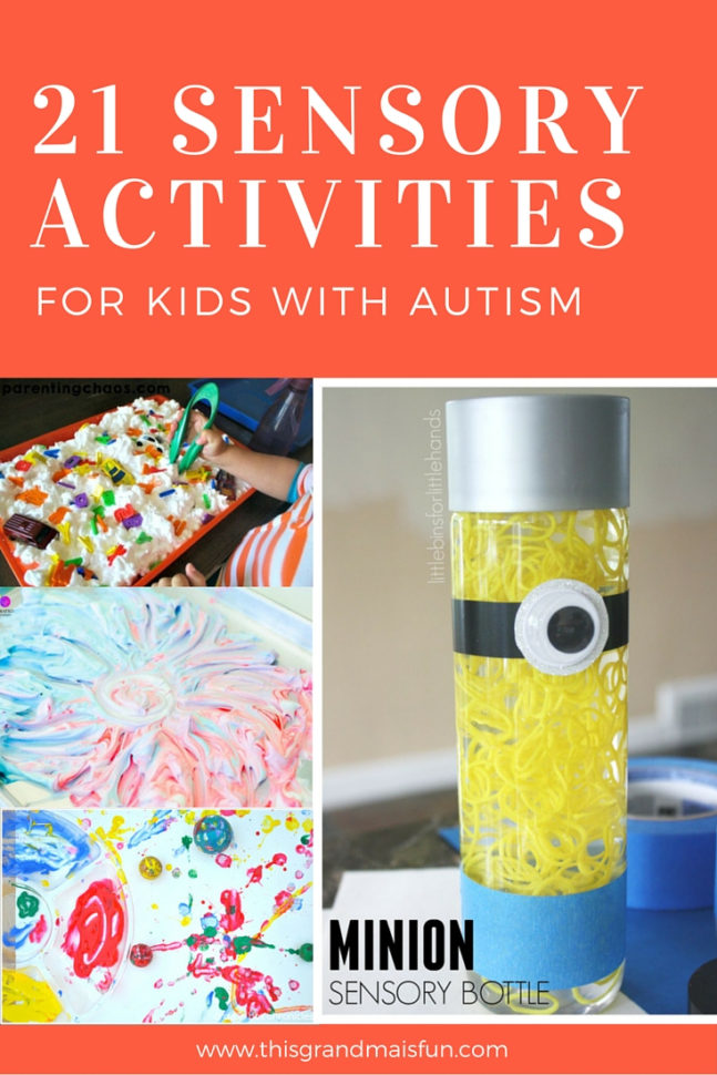 21 Sensory Activities For Kids With Autism  Tgif  This Grandma Is Fun
