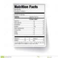 25 Images Of Empty Nutrition Label   Vanscapital