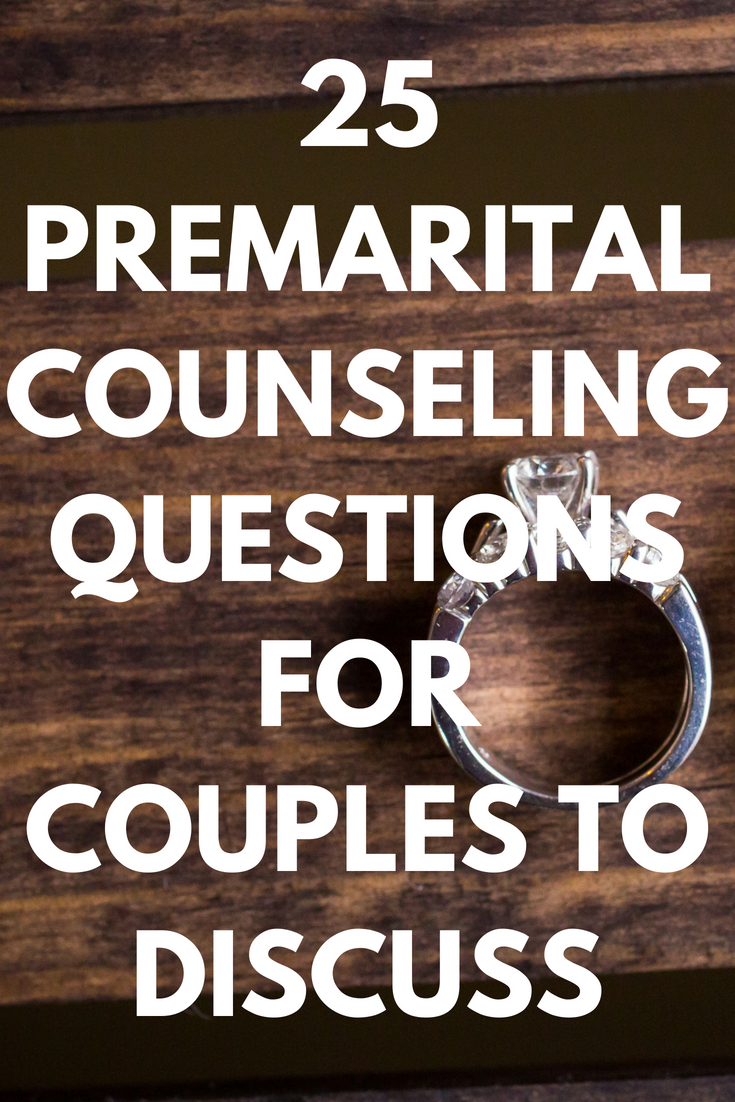 25 Premarital Counseling Questions Every Couple Must Discuss Before