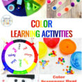 25 Preschool Color Activities Printables  Learning Colors