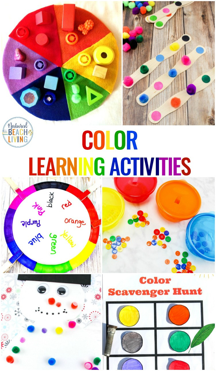 25 Preschool Color Activities Printables  Learning Colors