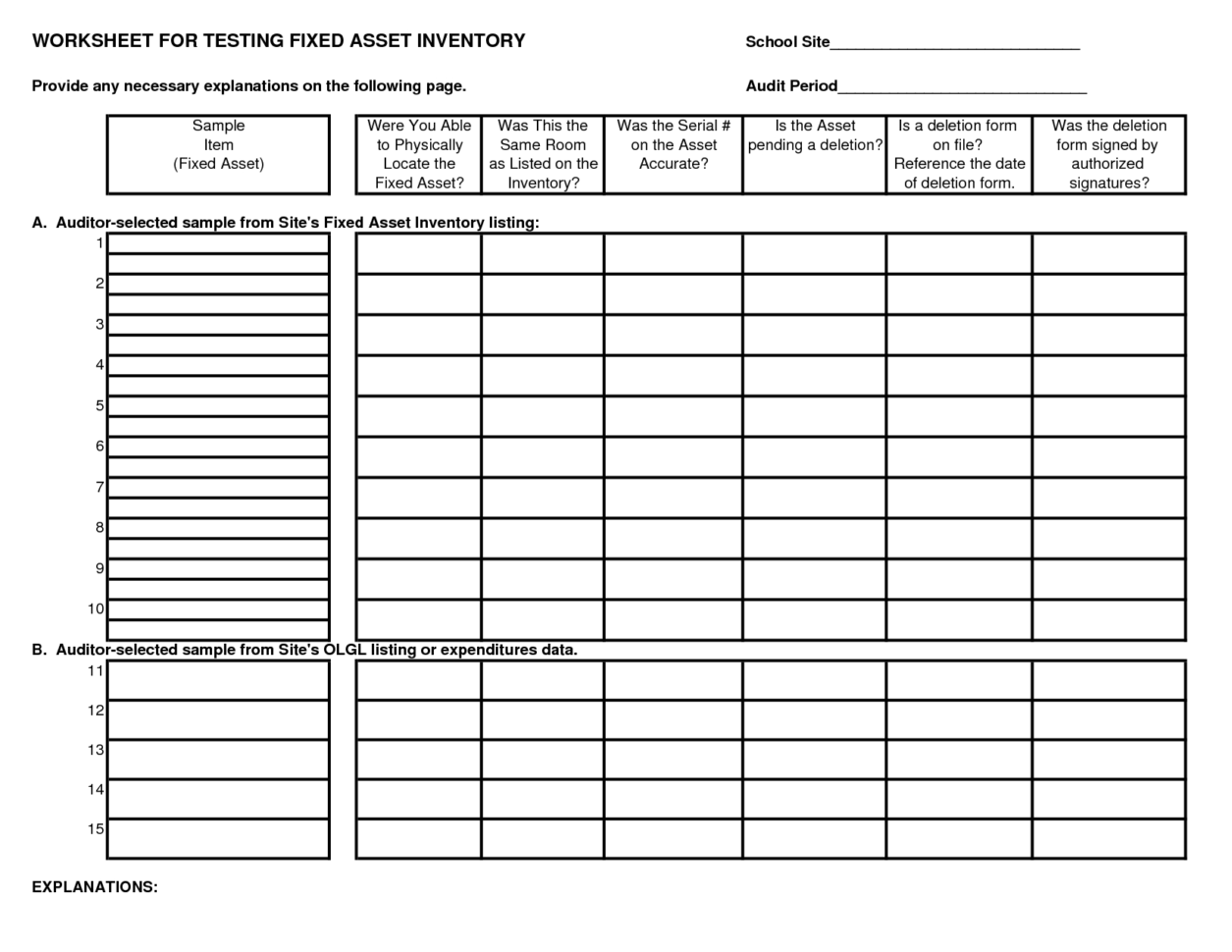 4Th Step Worksheet — db-excel.com