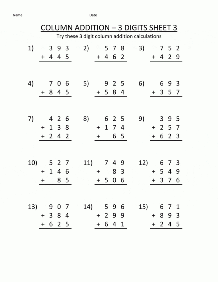 2Nd Grade Common Core Math Worksheets For Printable  Math