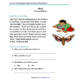 2Nd Grade Reading Comprehension Worksheets Pdf To You  Math