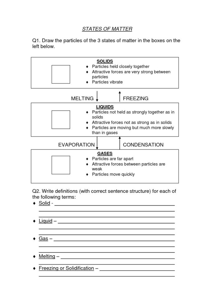 2Nd Grade Science Worksheets To Free Download  Math