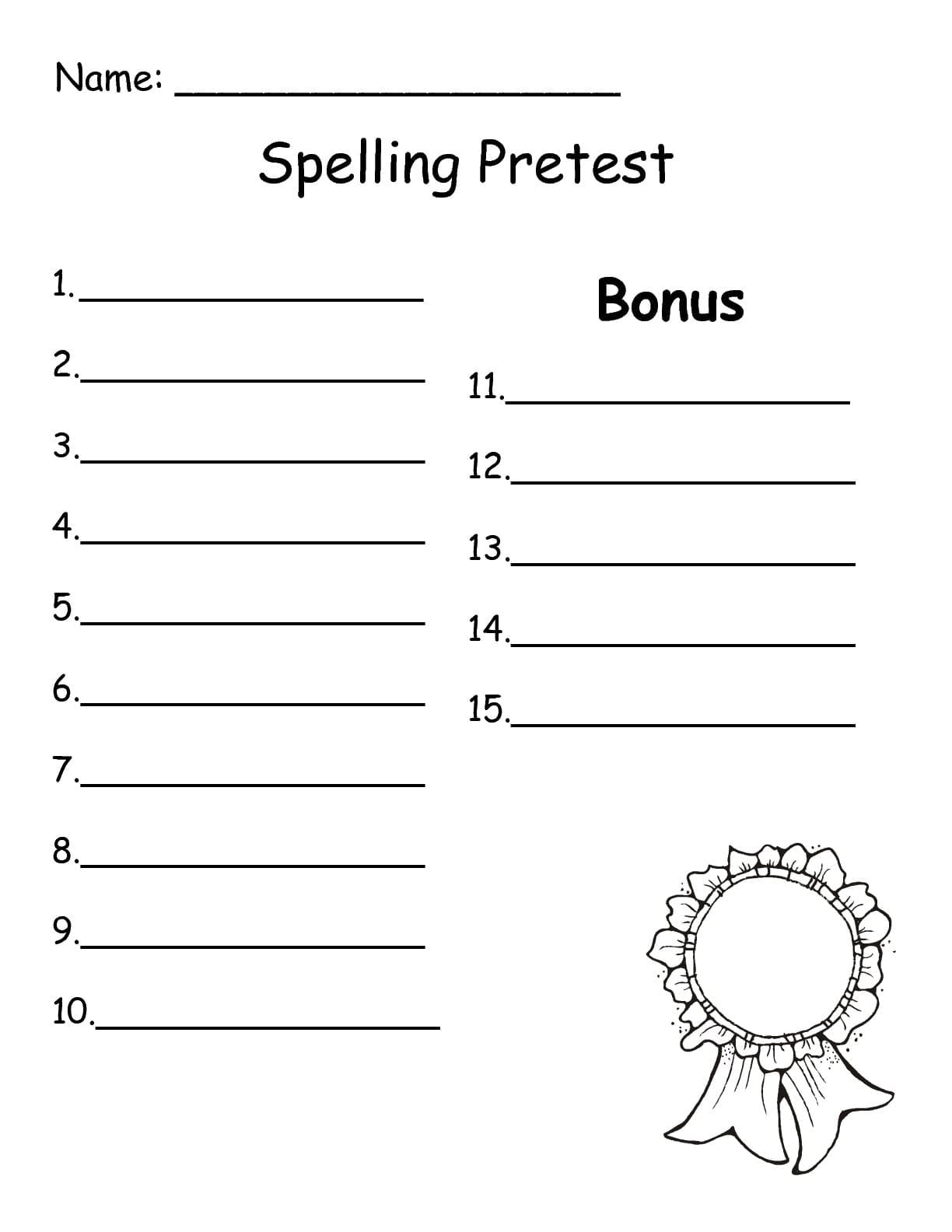 2Nd Grade Spelling Worksheets Best Coloring Pages For Kids — db-excel.com