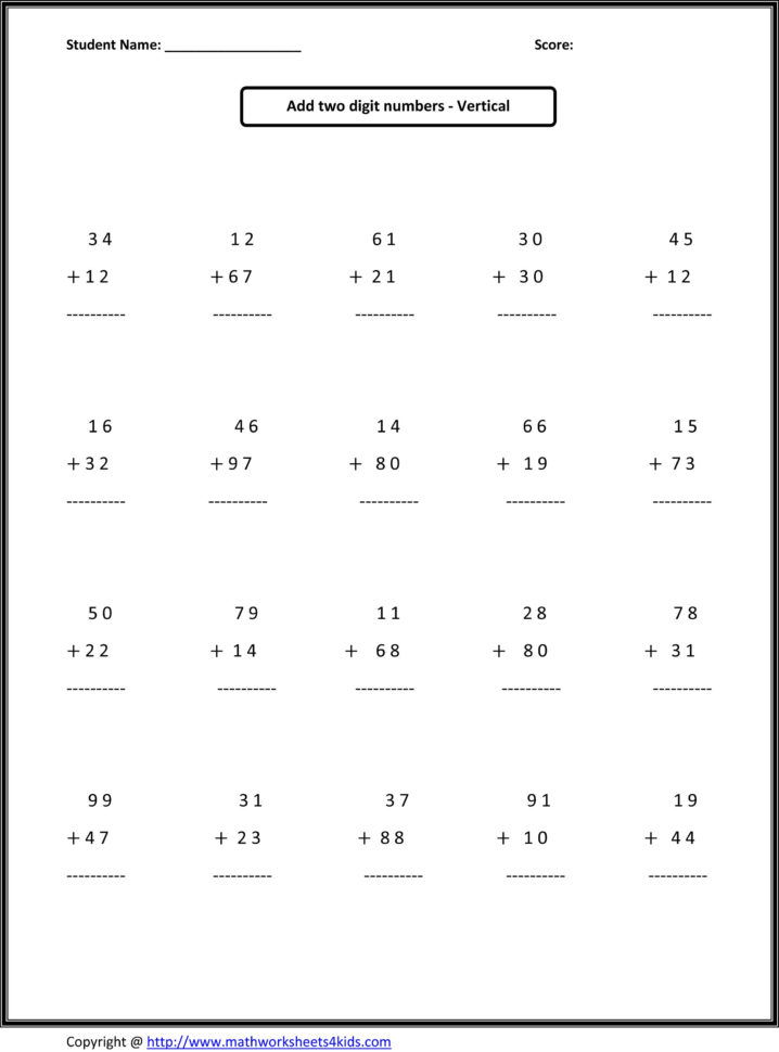 2Nd Grade Tutoring Worksheets  Mininghumanities