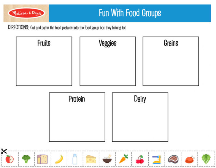 Nutrition Printables For Kids