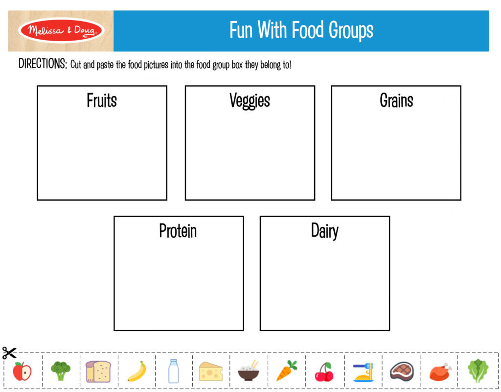 3 Free Printables For Kids Nutrition Activities  Melissa
