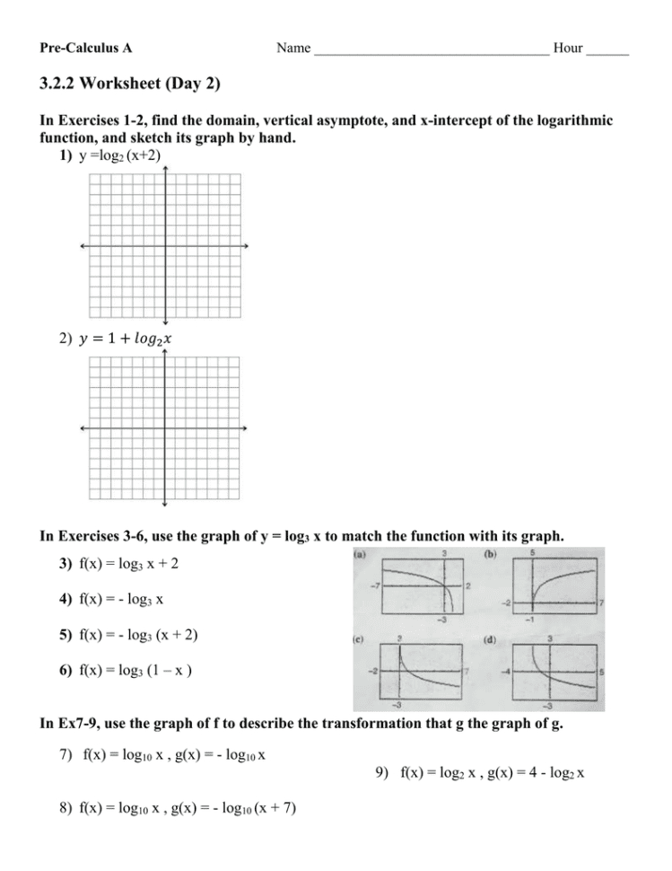 322 Worksheet Day 2