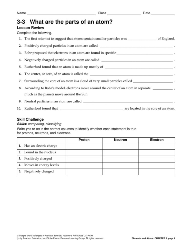 33 What Are The Parts Of An Atom