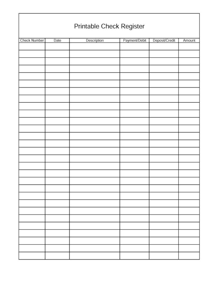 37 Checkbook Register S 100 Free Printable ᐅ