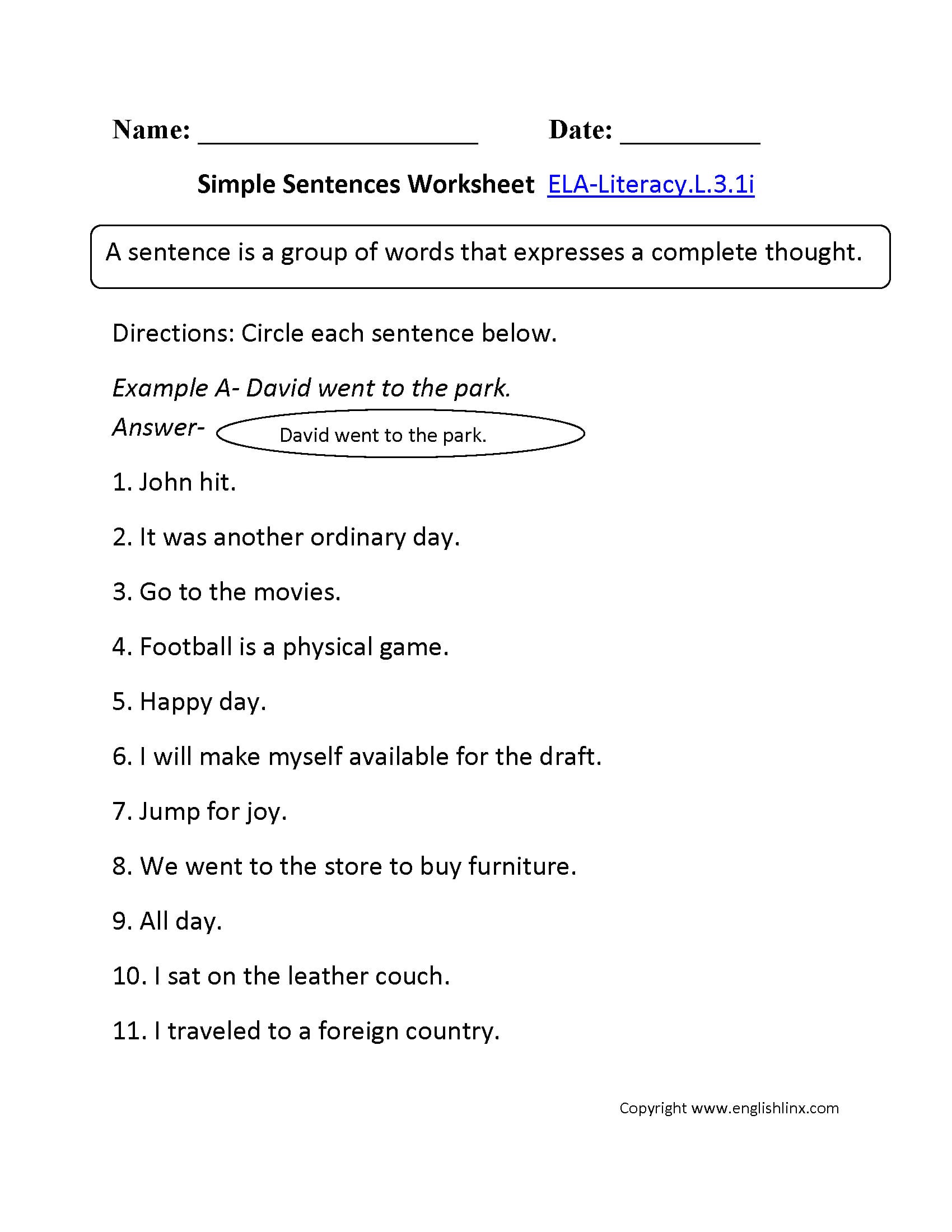 third-grade-ela-worksheets
