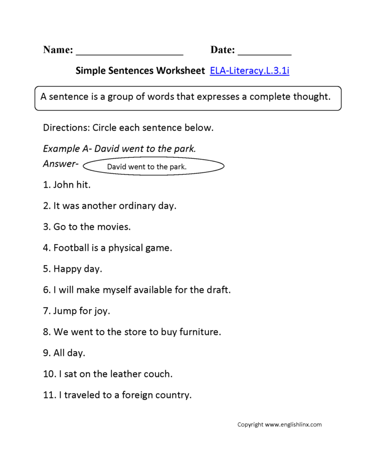 6Th Grade Common Core Worksheets
