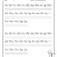 3Rd Grade Handwriting Worksheets