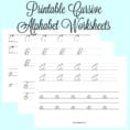 3Rd Grade Handwriting Worksheets For Printable To  Math