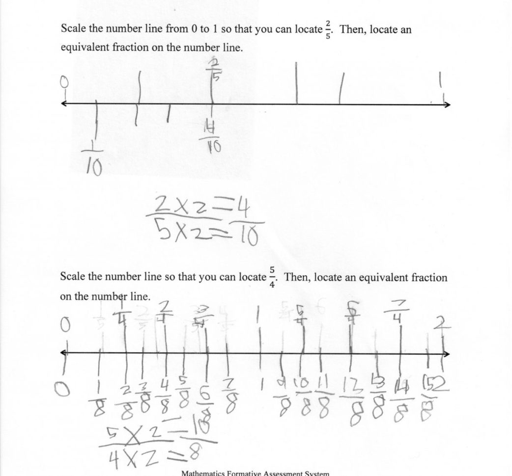 3Rd Grade Math Fractions On A Number Line Worksheets