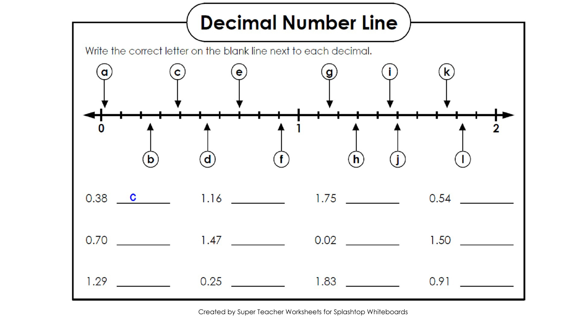 3Rd Grade Math Fractions On A Number Line Worksheets — db-excel.com