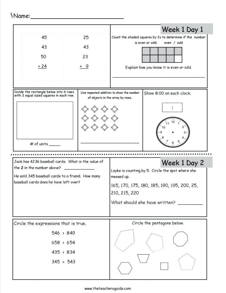 3Rd Grade Math Staar Test Practice Worksheets To Free Math — db-excel.com