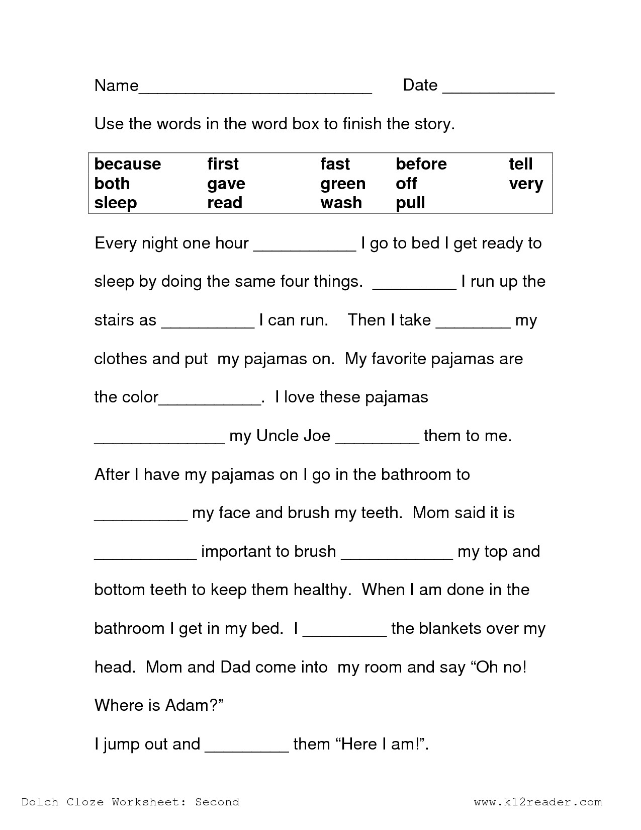 2nd grade reading comprehension worksheets multiple choice reading