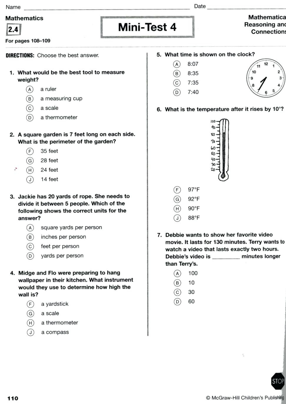 3Rd Grade Reading Staar Test Practice Worksheets For — db-excel.com