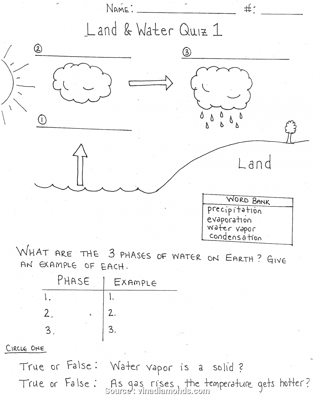 Third Grade Science Worksheets Db excel