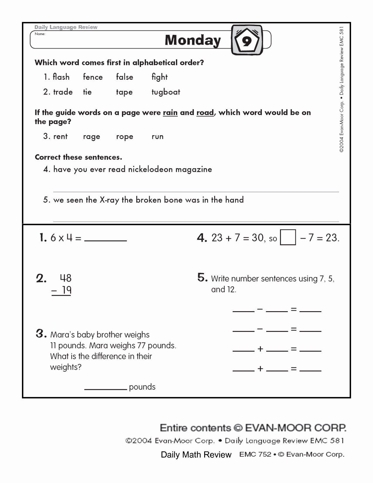 3Rd Grade Science Worksheets To Free Math Worksheet For