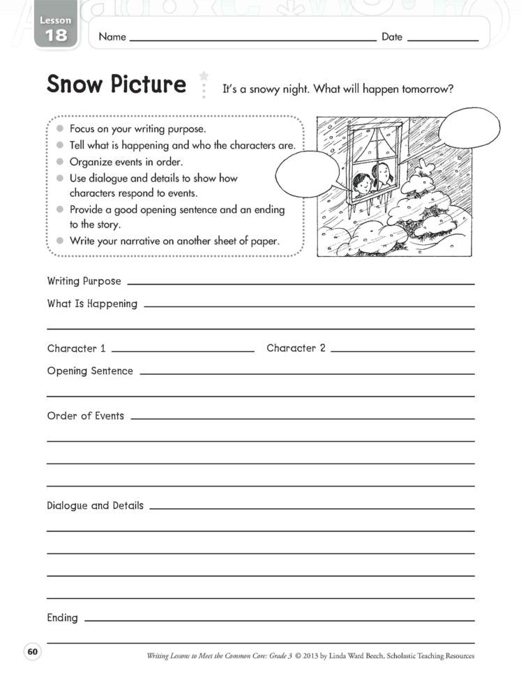 3Rd Grade Writing Worksheets To You  Math Worksheet For Kids