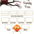 4 Free Family Tree S For Genealogy Craft Or School