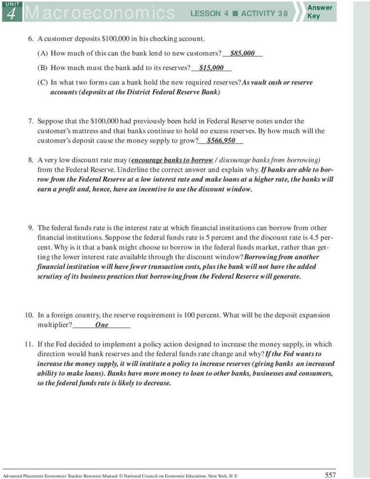 4 Macroeconomics Lesson 4  Pdf