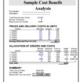 40 Cost Benefit Analysis S   ᐅ  Lab