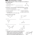 42 Practice A Angle Relationships In Triangles