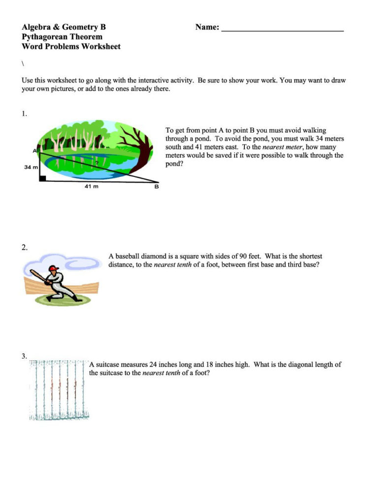 48 Pythagorean Theorem Worksheet With Answers Word  Pdf