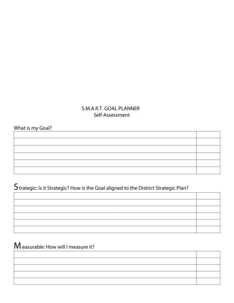 48 Smart Goals S   Worksheets ᐅ  Lab