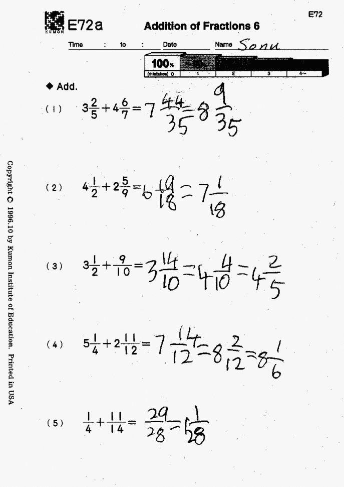 49 Luxury Of Kumon Math Practice Sheets Stock