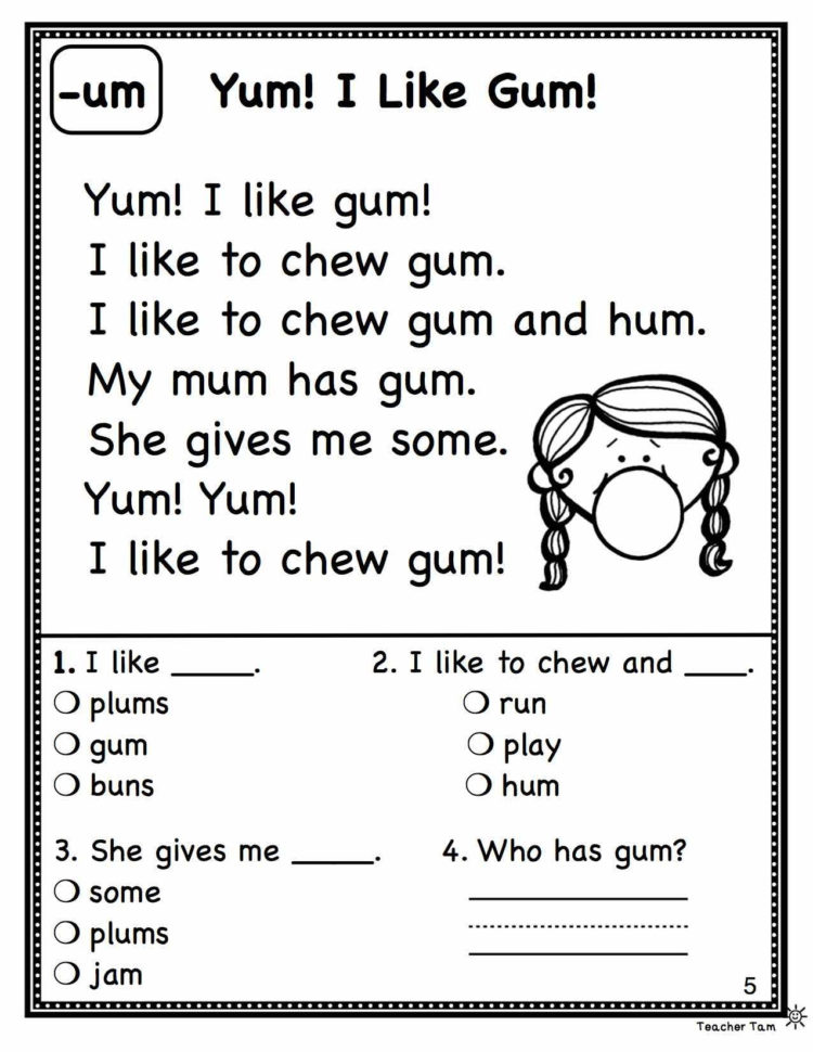 4Th Grade English Worksheets  Math Worksheet For Kids