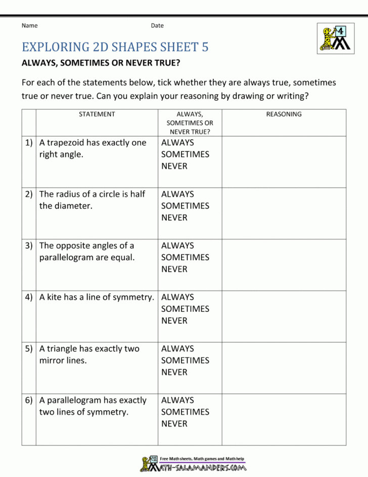 Basic geometry definitions worksheet answers db excel