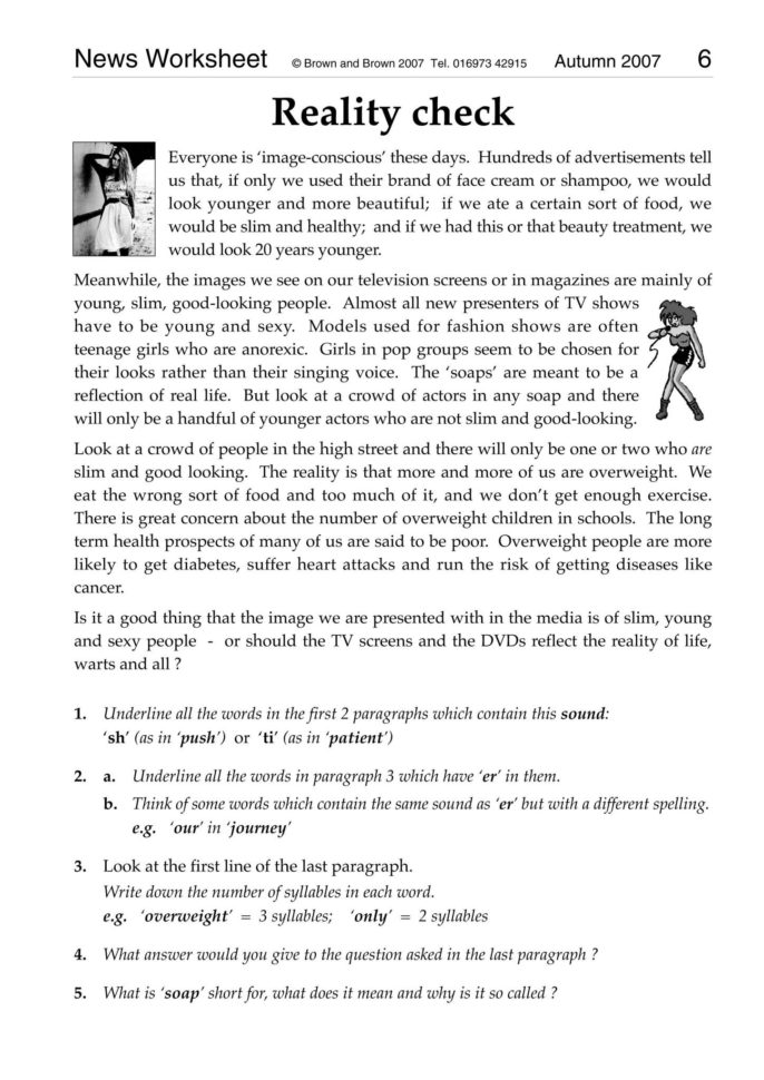 4Th Grade Reading Comprehension Worksheets For Printable Db excel