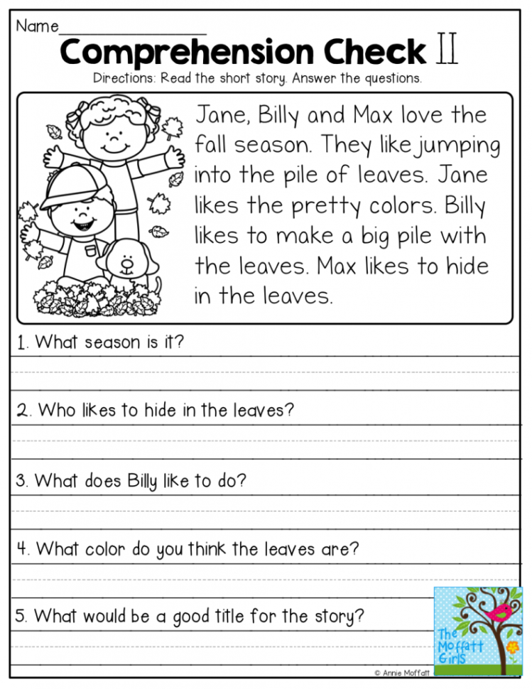 4Th Grade Reading Comprehension Worksheets Pdf — db-excel.com