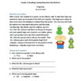 4Th Grade Reading Comprehension Worksheets Pdf For Free  Math